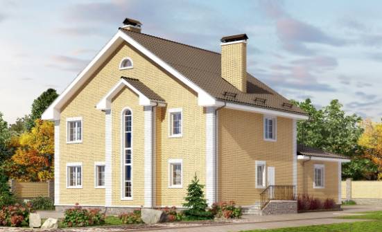 320-003-Л Проект двухэтажного дома, огромный домик из бризолита Юрга | Проекты домов от House Expert