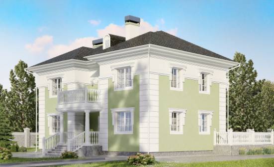 155-005-П Проект двухэтажного дома, скромный загородный дом из газобетона Ленинск-Кузнецкий | Проекты домов от House Expert