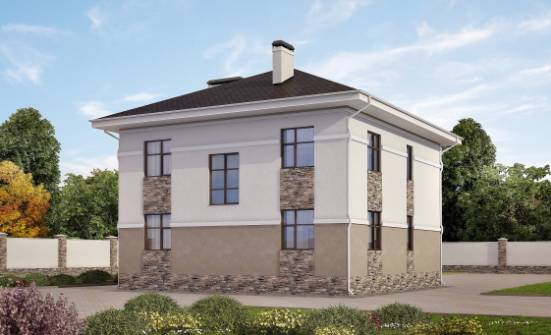 150-014-П Проект двухэтажного дома, уютный коттедж из арболита Прокопьевск | Проекты домов от House Expert