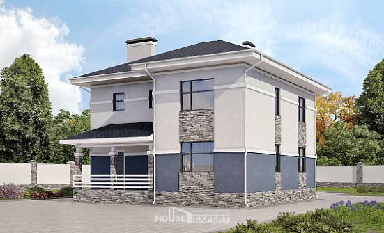 150-014-Л Проект двухэтажного дома, экономичный дом из газосиликатных блоков Осинники | Проекты домов от House Expert