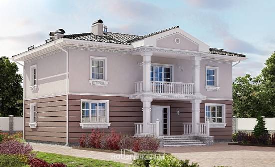 210-005-П Проект двухэтажного дома, простой дом из пеноблока Таштагол | Проекты домов от House Expert
