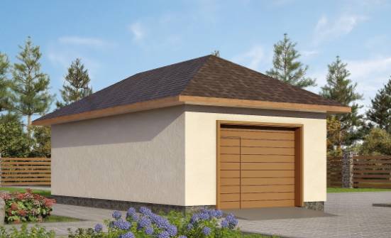 040-001-П Проект гаража из керамзитобетонных блоков Таштагол | Проекты одноэтажных домов от House Expert