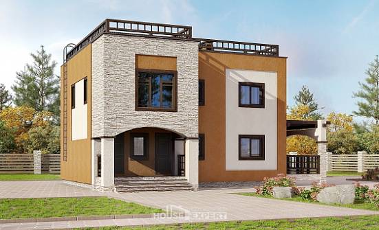 150-010-Л Проект двухэтажного дома, классический дом из кирпича Междуреченск | Проекты домов от House Expert