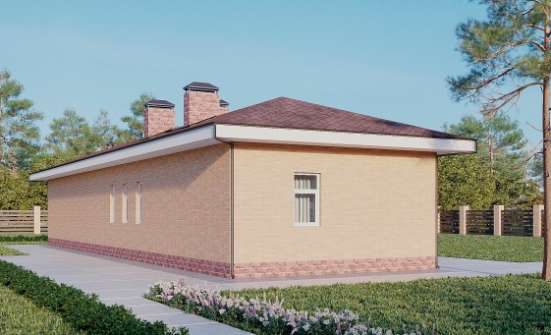 110-006-П Проект бани из арболита Прокопьевск | Проекты одноэтажных домов от House Expert