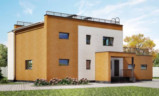 180-012-П Проект двухэтажного дома, гараж, классический домик из кирпича Киселёвск | Проекты домов от House Expert