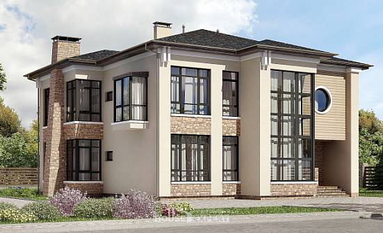 300-005-Л Проект двухэтажного дома, огромный дом из кирпича Белово | Проекты домов от House Expert