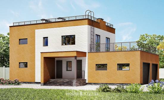 180-012-П Проект двухэтажного дома, гараж, классический домик из кирпича Киселёвск | Проекты домов от House Expert