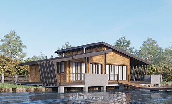 100-007-П Проект бани из дерева Прокопьевск | Проекты домов от House Expert