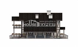 250-002-Л Проект двухэтажного дома с мансардным этажом, гараж, просторный дом из кирпича Таштагол, House Expert
