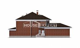 315-001-П Проект двухэтажного дома, гараж, классический загородный дом из кирпича Прокопьевск, House Expert