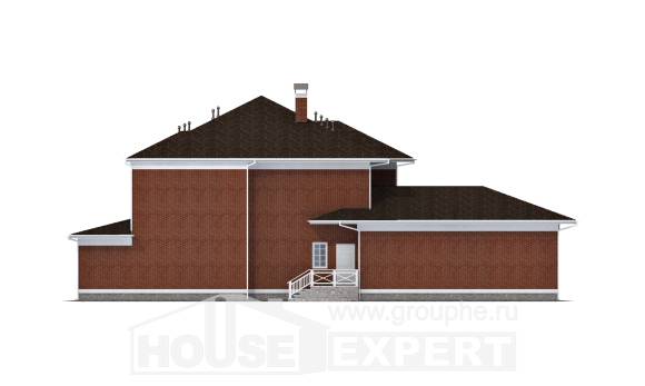 315-001-П Проект двухэтажного дома, гараж, классический загородный дом из кирпича Прокопьевск, House Expert