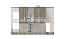 150-017-П Проект двухэтажного дома, классический дом из поризованных блоков Полысаево, House Expert