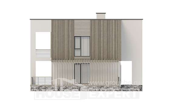 150-017-П Проект двухэтажного дома, классический дом из поризованных блоков Полысаево, House Expert