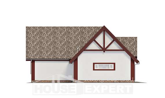 145-002-Л Проект гаража из теплоблока Белово, House Expert