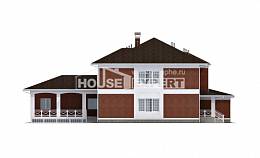 315-001-П Проект двухэтажного дома, гараж, классический загородный дом из кирпича Таштагол, House Expert