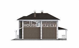 185-002-П Проект двухэтажного дома, небольшой домик из газосиликатных блоков Новокузнецк, House Expert