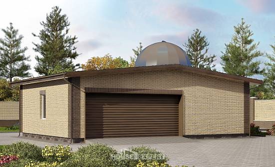 075-001-Л Проект гаража из кирпича Калтан | Проекты домов от House Expert